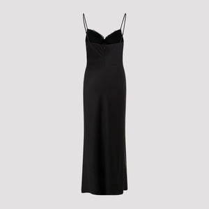 ALEXANDER MCQUEEN Elegant Silk Evening Dress