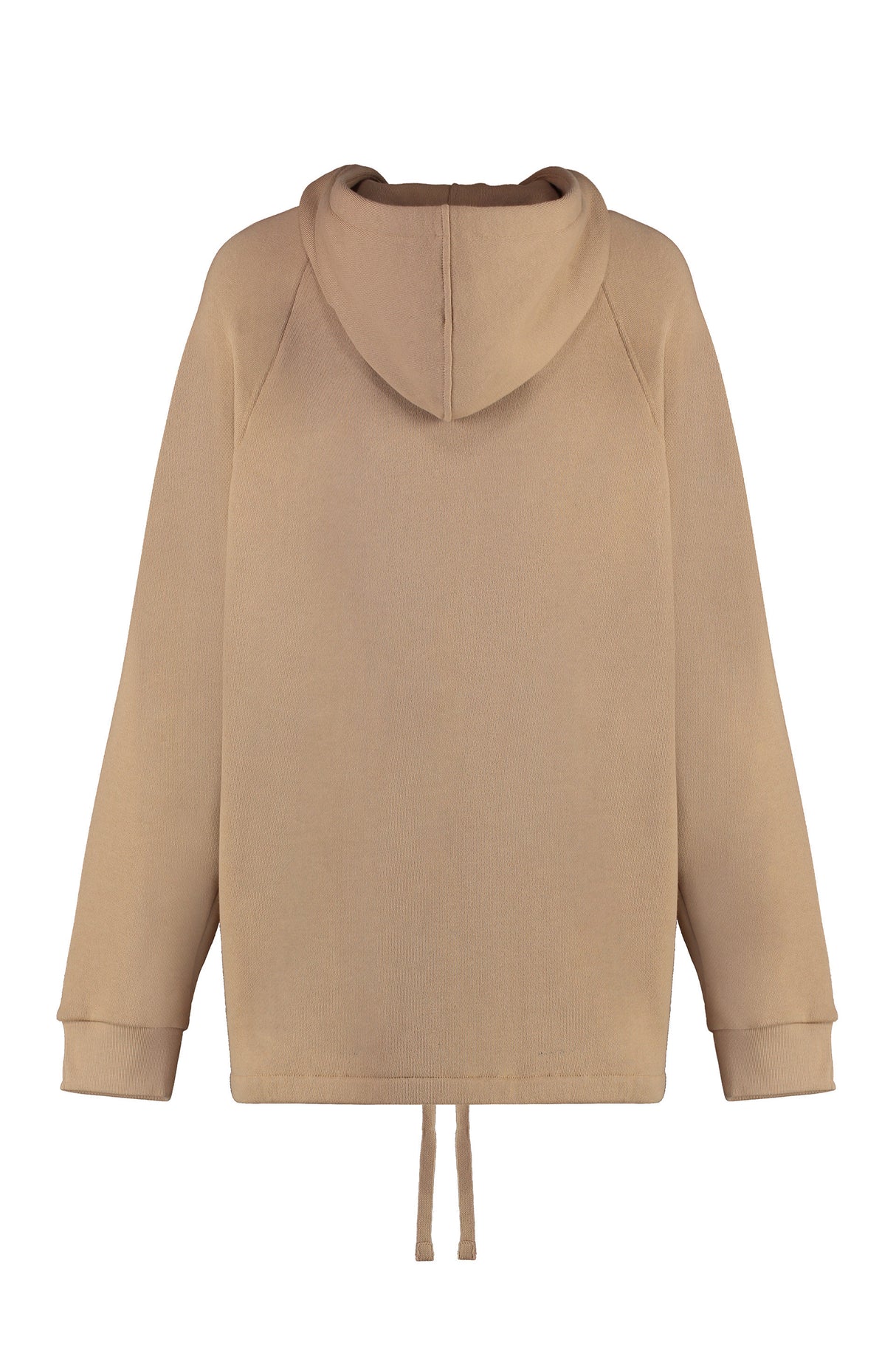 GUCCI Cozy Beige Sweatshirt with Web Ribbon