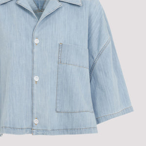 BOTTEGA VENETA Refined Denim Shirt for Women