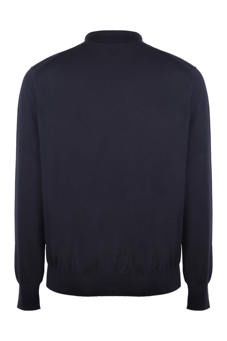 BOTTEGA VENETA Luxurious Men's Navy Cashmere Sweater - FW24