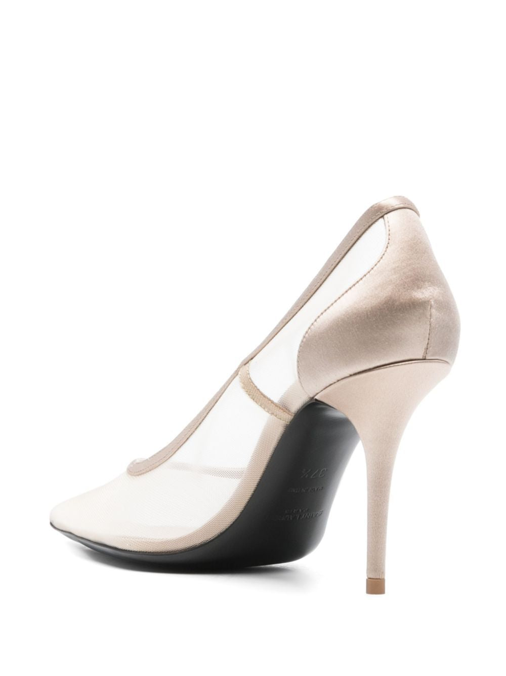 SAINT LAURENT Norma 90 Grid Heel Salon Pump for Women