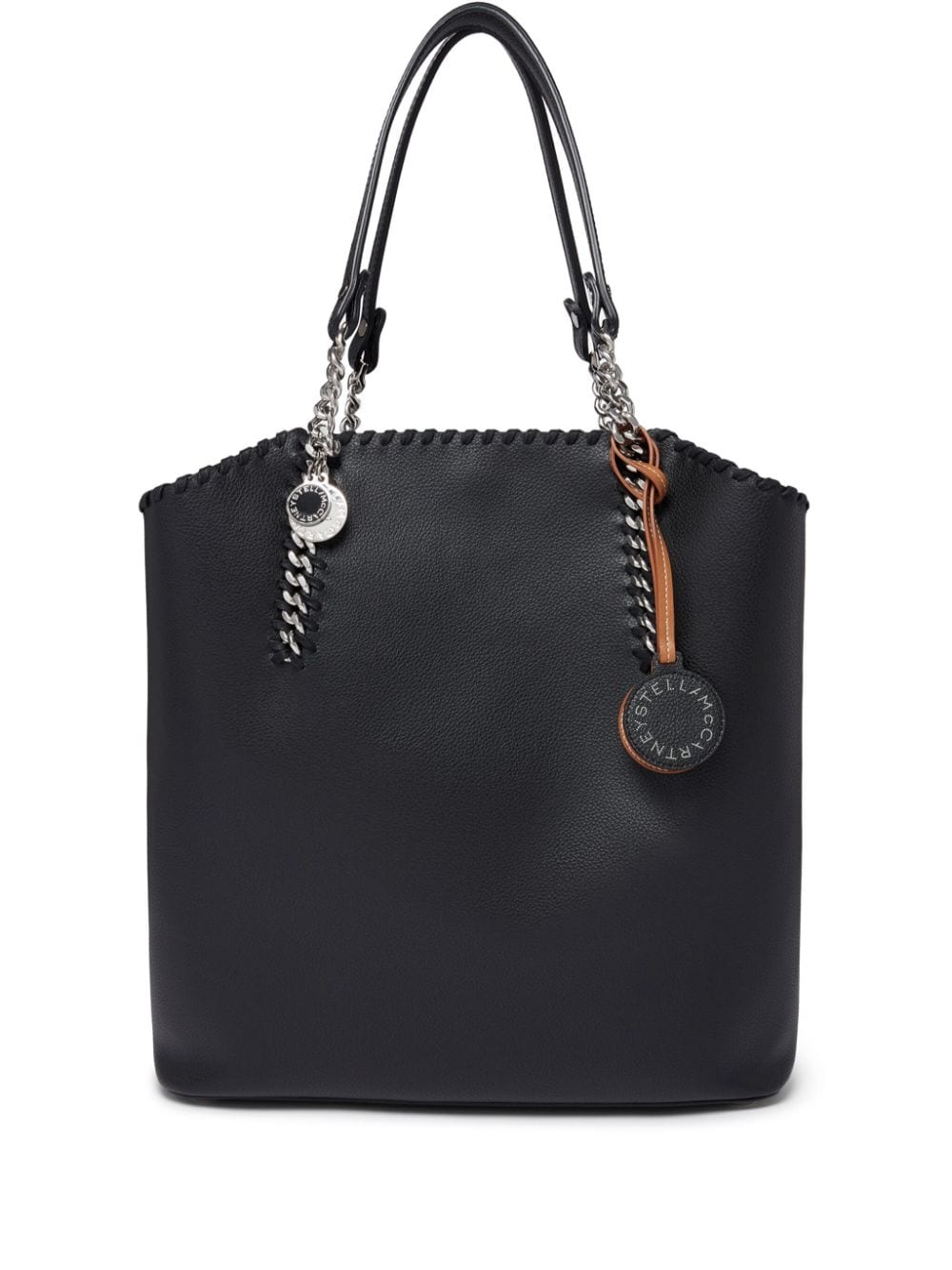 STELLA MCCARTNEY Elegant Black Chain-Link Tote