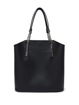 STELLA MCCARTNEY Elegant Black Chain-Link Tote