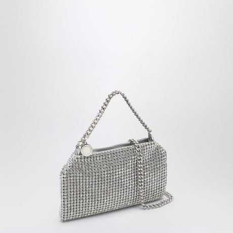 STELLA MCCARTNEY Crystal Mesh Mini Shoulder Bag with Chain Strap