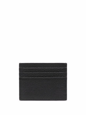 FENDI Sleek Black Card Case for Men - SS22 Collection