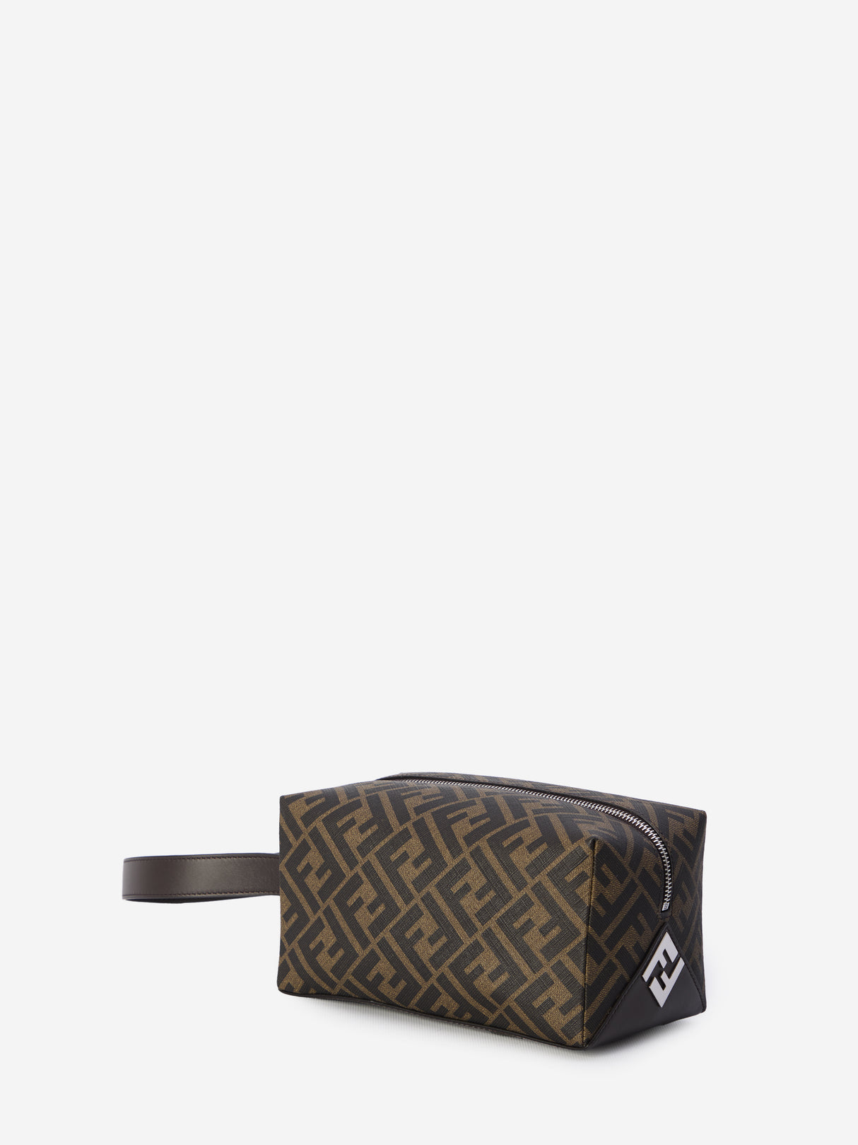 FENDI Mini FF Canvas Toiletry Case