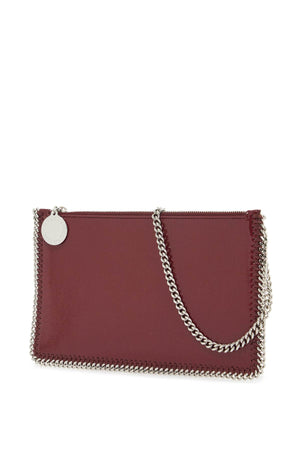 STELLA MCCARTNEY Mini Elegant Clutch Bag with Diamond-Effect Chain