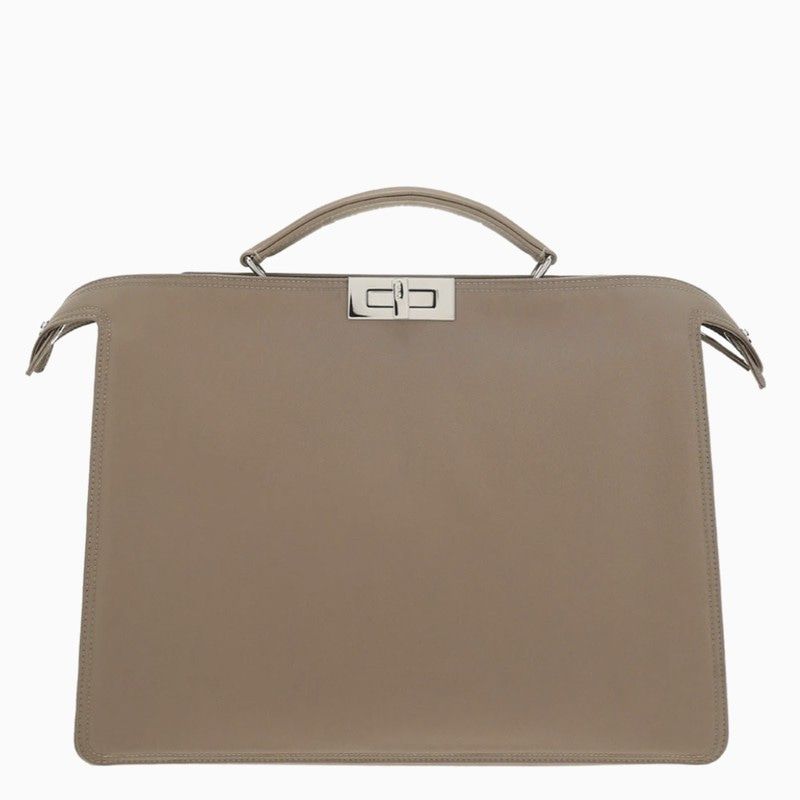 FENDI Medium Beige Peekaboo Handbag