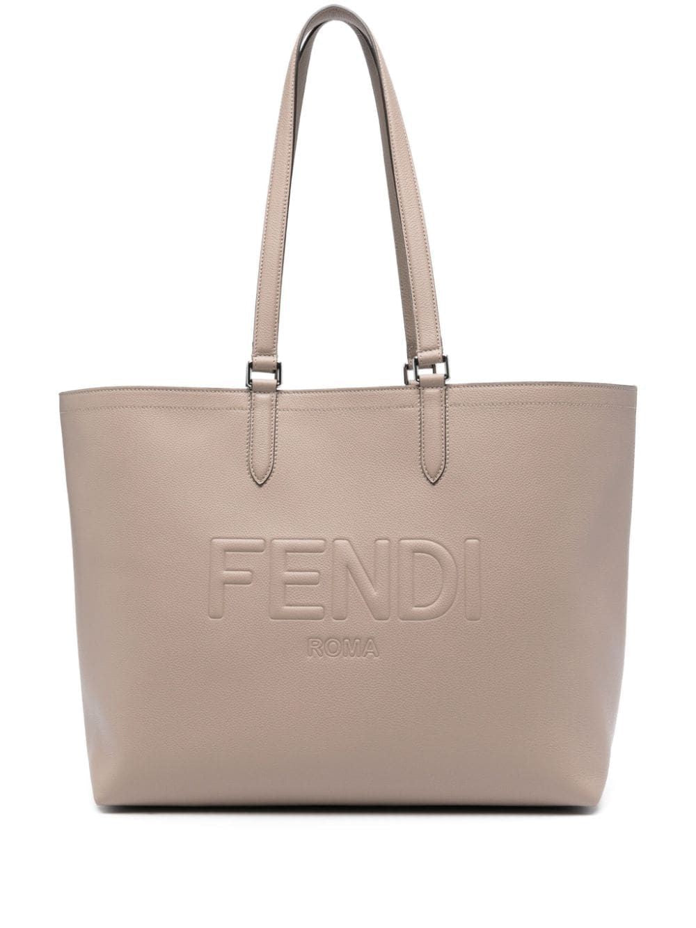 FENDI Elegant Leather Shopping Handbag for Men