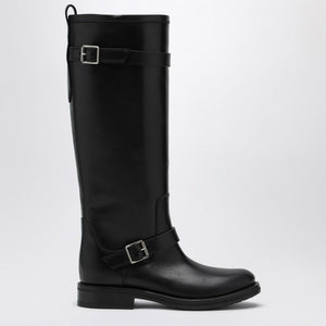 SAINT LAURENT Smooth River Women's Leather Boots