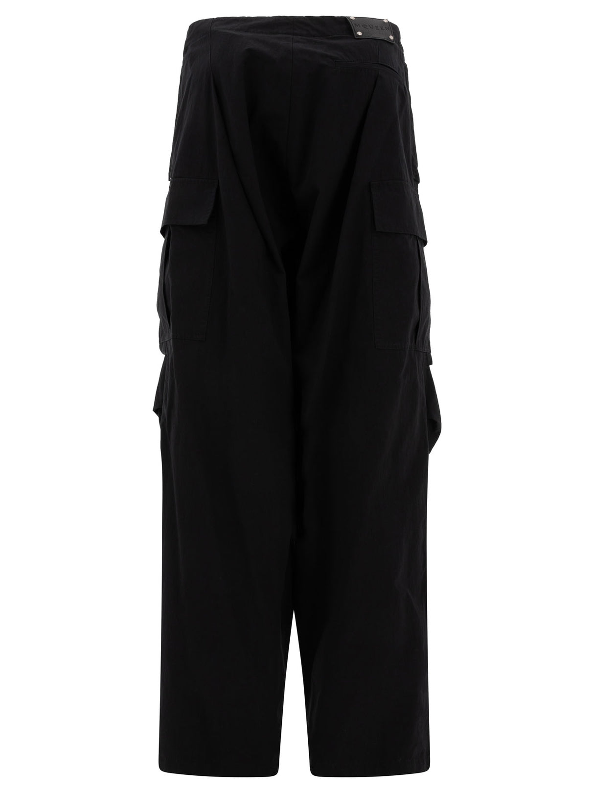 ALEXANDER MCQUEEN High Rise Pleated Cargo Trousers for Men