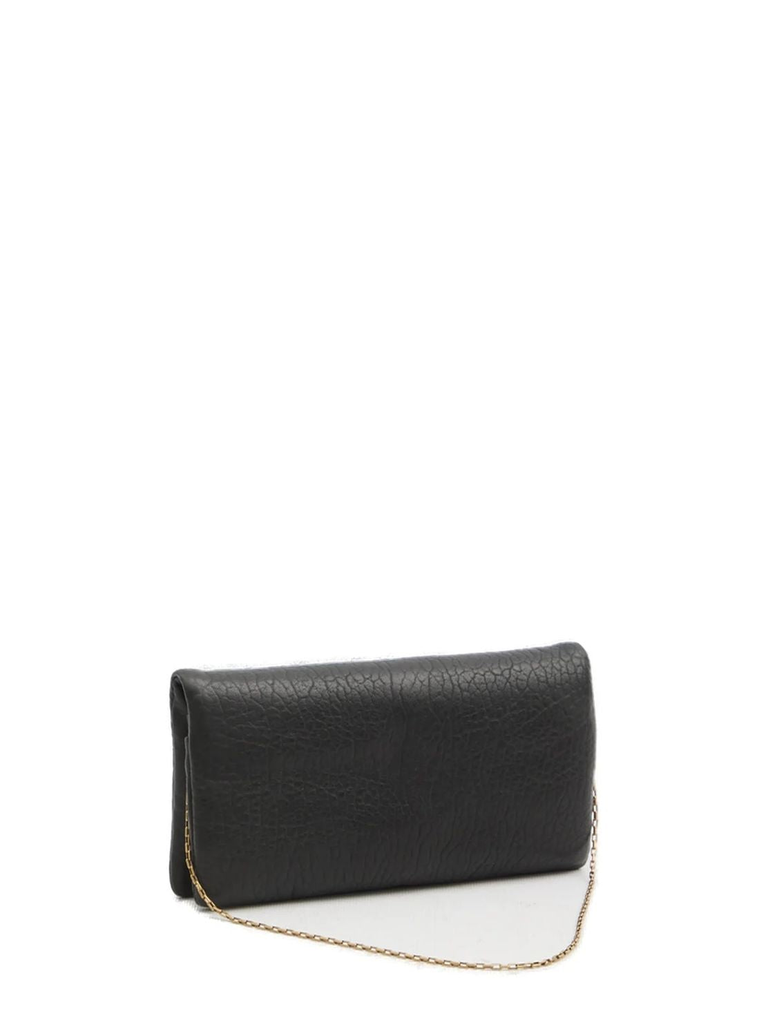 SAINT LAURENT Women's Mini Chain Wallet in Luxurious Lambskin Leather