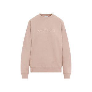 SAINT LAURENT Classic Cotton Sweatshirt for Women - FW24 Collection