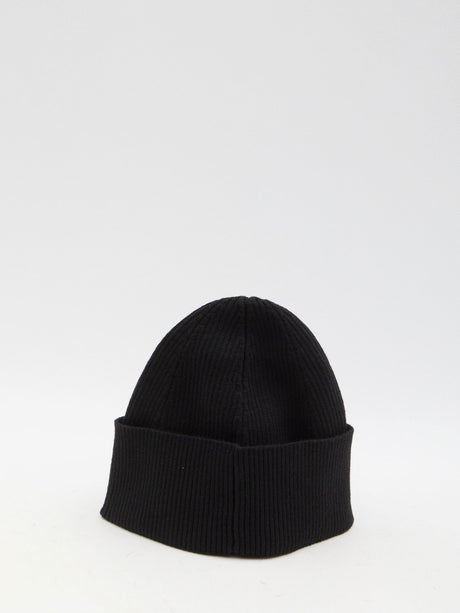 SAINT LAURENT Ribbed Cashmere Beanie for Men - FW24