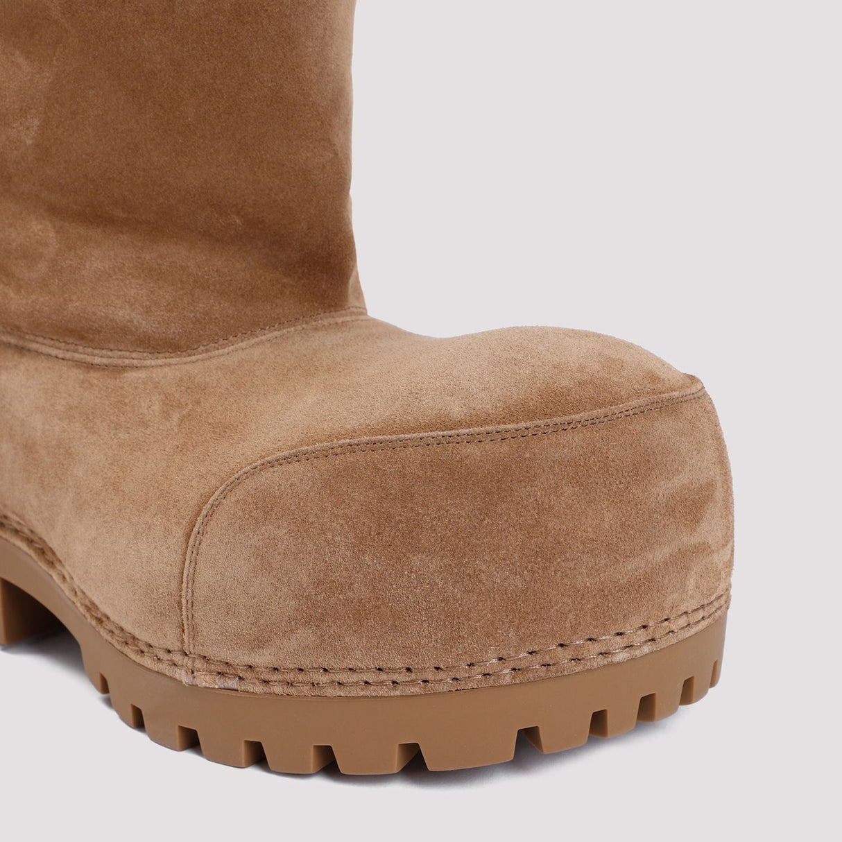 BALENCIAGA Chic Suede Low Boots with Shearlining