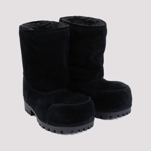 BALENCIAGA Alaska Fur-Lined Low Boots for Men