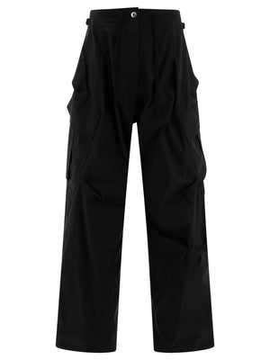 ALEXANDER MCQUEEN Oversize Cargo Trousers - Low Rise Fit