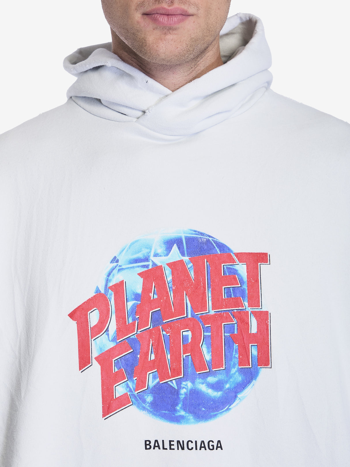 BALENCIAGA Planet Earth Hoodie - Large Fit