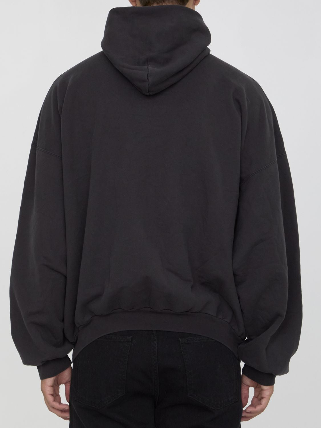 BALENCIAGA Oversized Paris Motif Hoodie