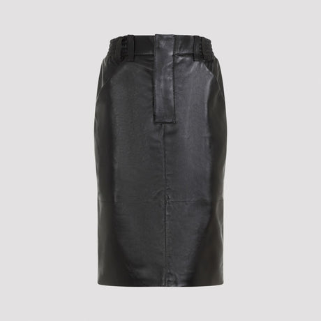 SAINT LAURENT Elegant Midi Skirt