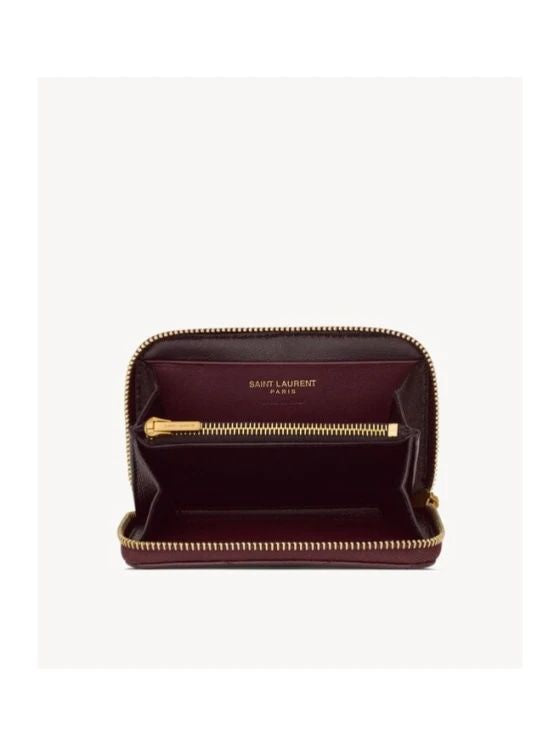 SAINT LAURENT Mini Flap Wallet for Women