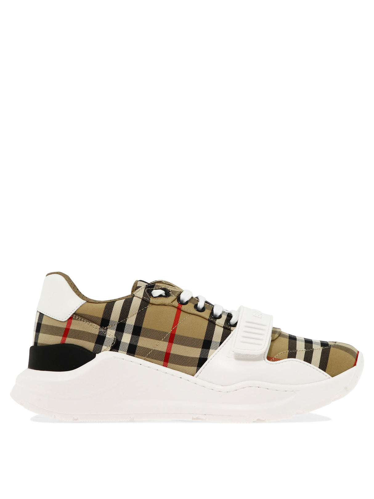 BURBERRY Vintage Check Fabric Sneakers for Men