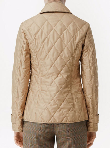 BURBERRY Stylish 2024 Women's Outer Bubble Jacket in New Chino