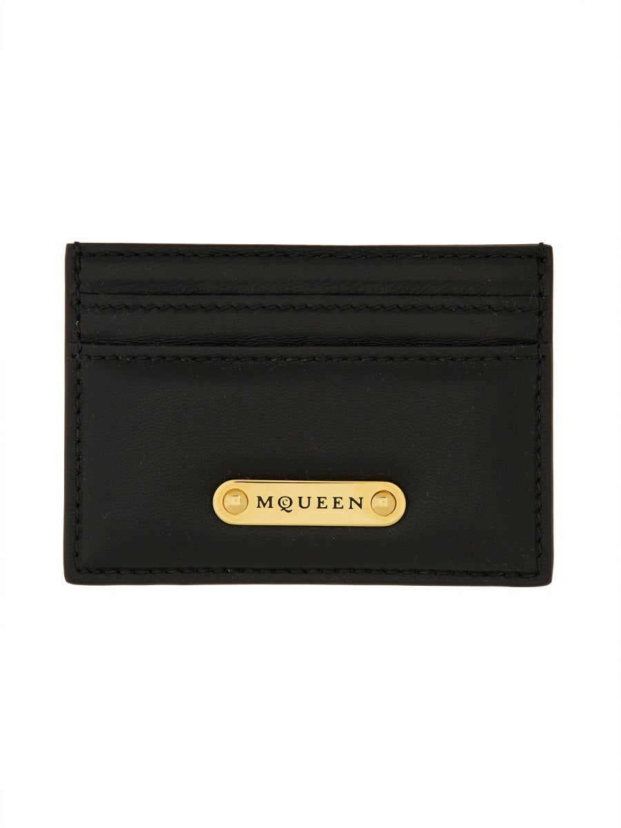 ALEXANDER MCQUEEN Mini Leather Card Holder