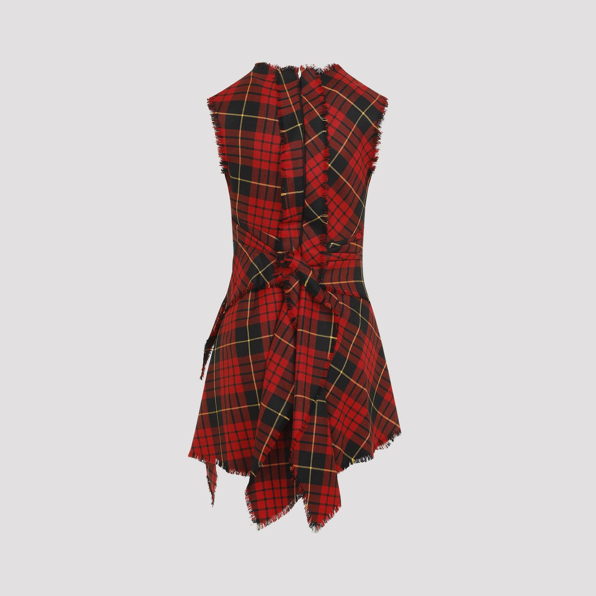 ALEXANDER MCQUEEN Wool Tartan Dress