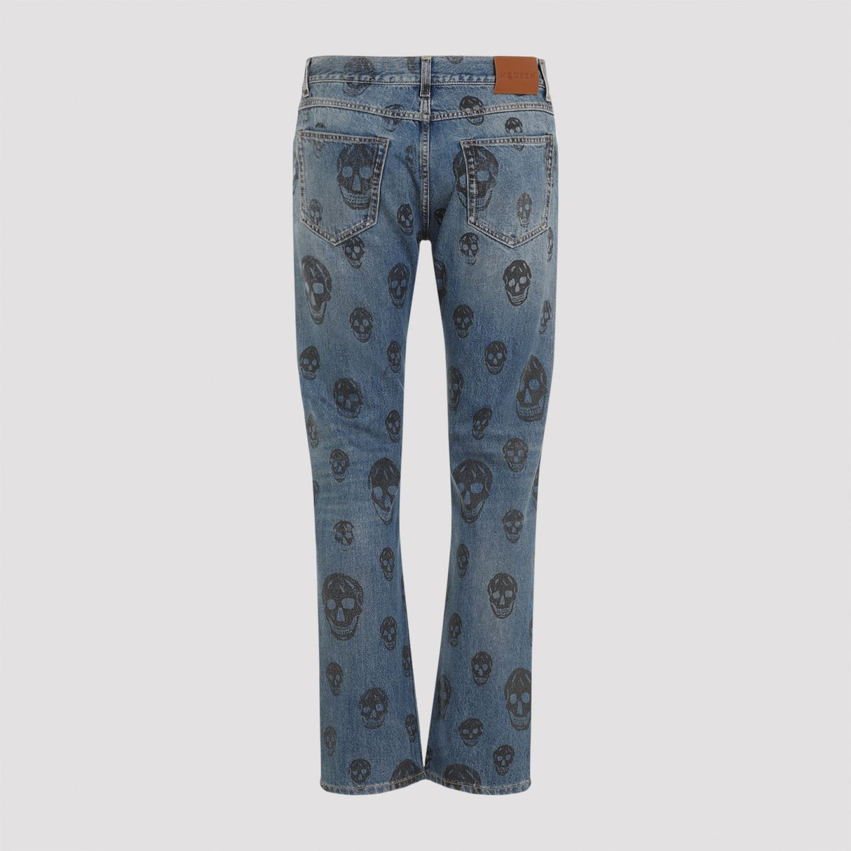 ALEXANDER MCQUEEN Cotton Straight Fit Jeans for Men - FW24 Collection