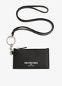 BALENCIAGA Mini Leather Card Holder