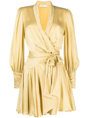 ZIMMERMANN Yellow Mid Skirt for Women - A Must-Have for 24SS!