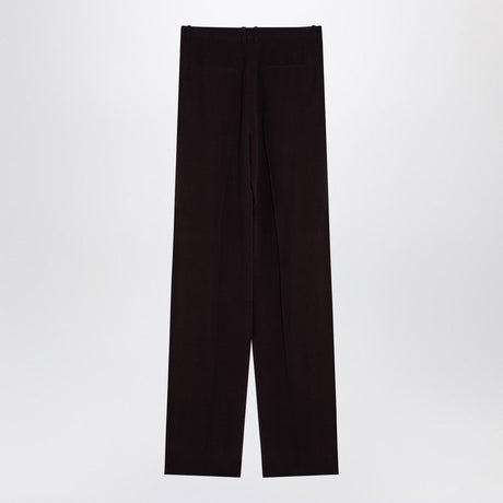 SAINT LAURENT Sophisticated Silk Pleated Trousers for Women