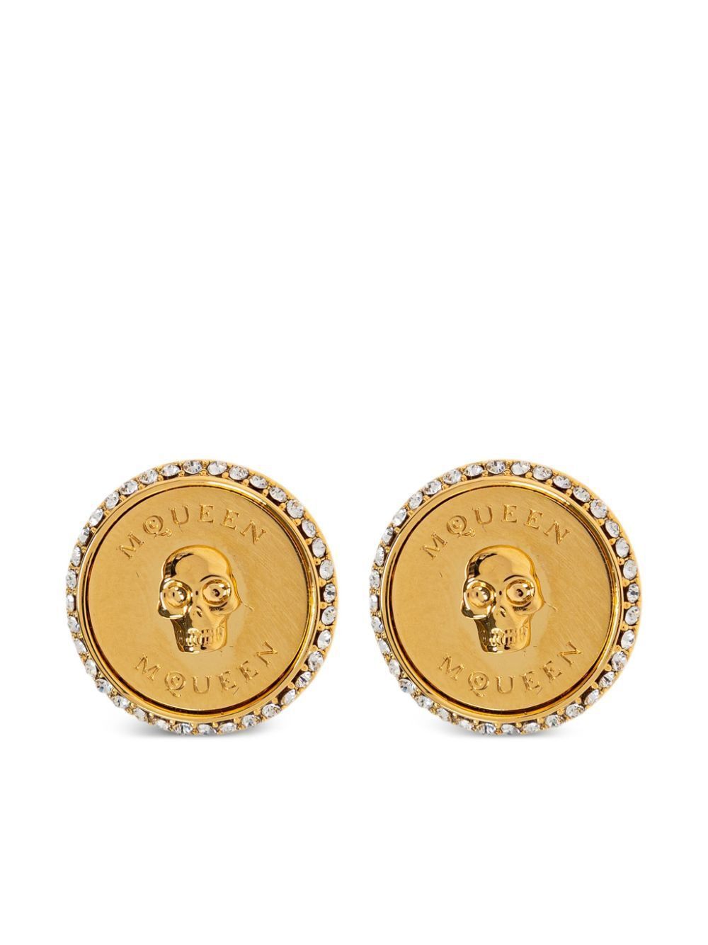 ALEXANDER MCQUEEN Sovereign Skull Mini Earrings