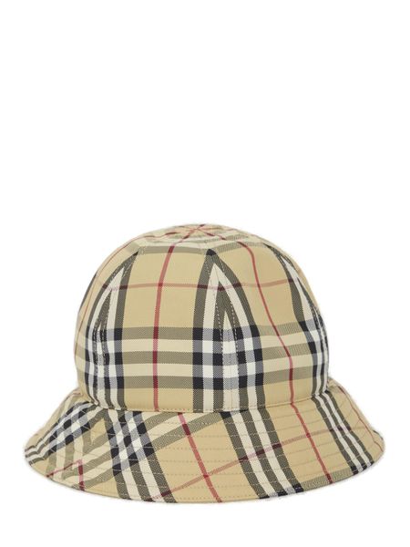 BURBERRY Vintage Check Nylon Bucket Hat - FW23 Collection