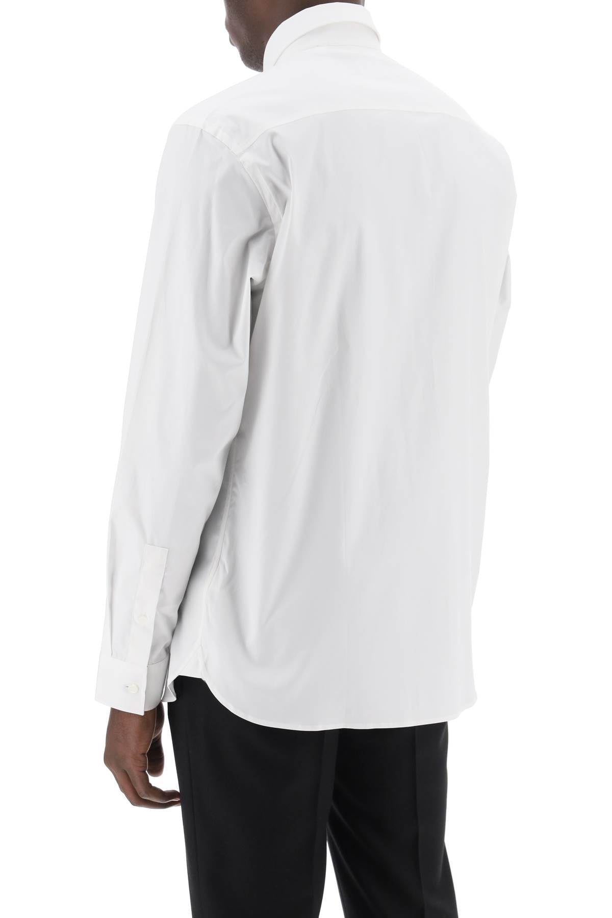 BURBERRY Men's 24SS Long Tops in White - High Fashion Clothing