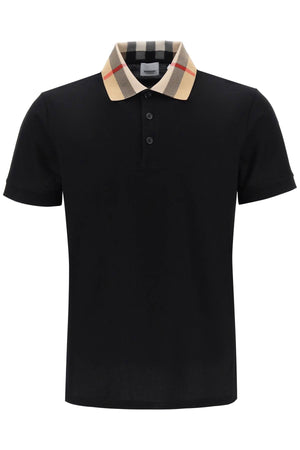 BURBERRY Classic Men's Black Polo Shirt