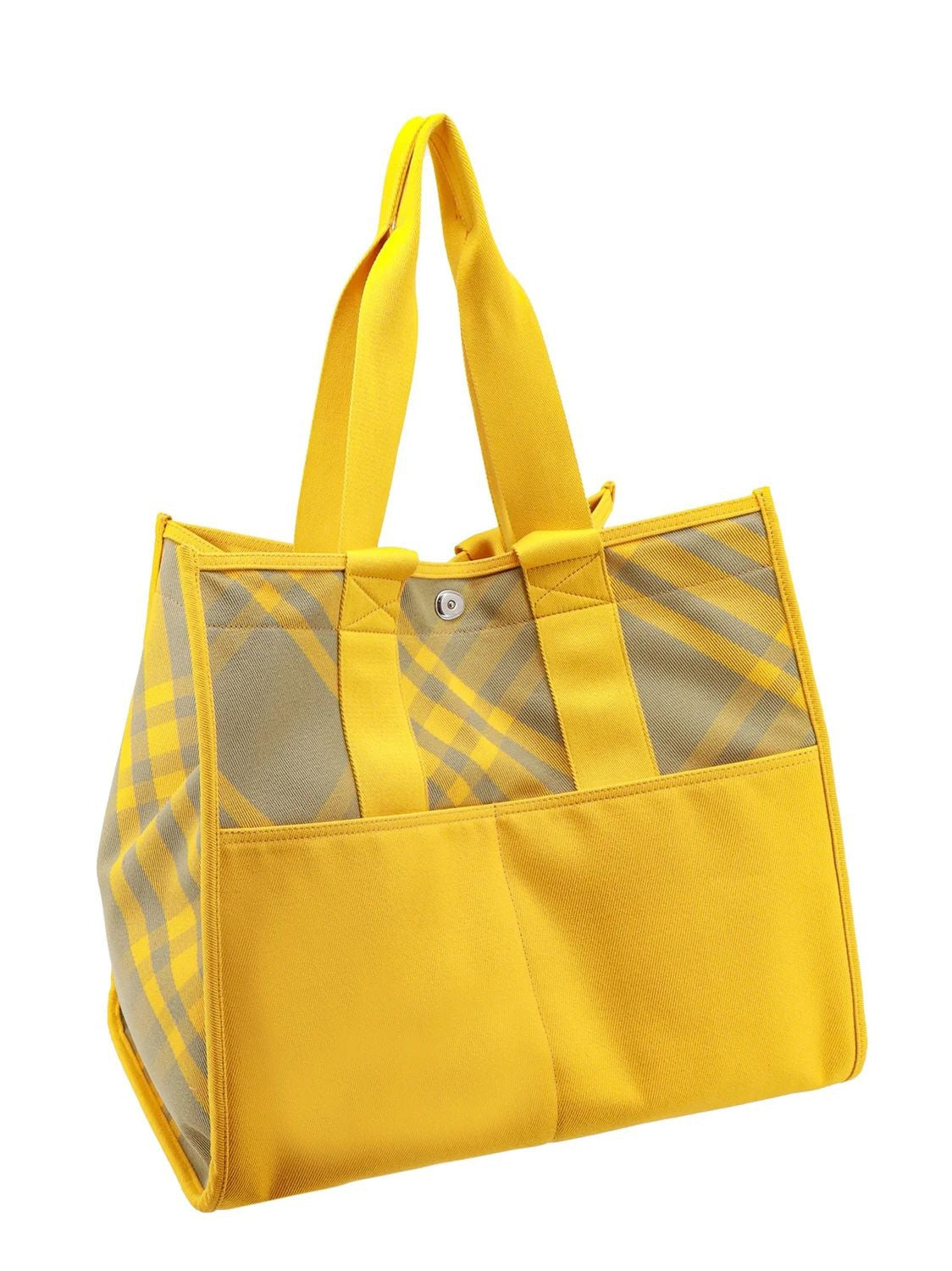 BURBERRY XL Checkered Tote Bag