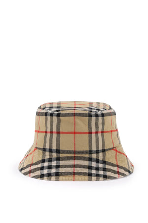 BURBERRY Check Cotton Bucket Hat - FW23 Collection