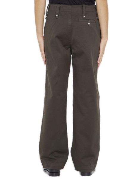 BURBERRY Wide-Leg Cotton Trousers for Men