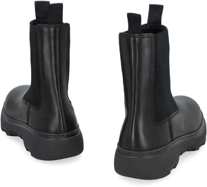 BURBERRY Leather Chelsea Boots for Men - FW23