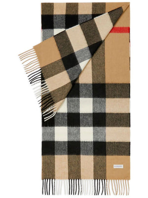 BURBERRY Classic Check Cashmere Scarf