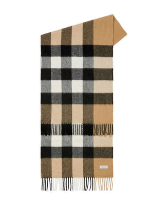 BURBERRY Classic Check Cashmere Scarf