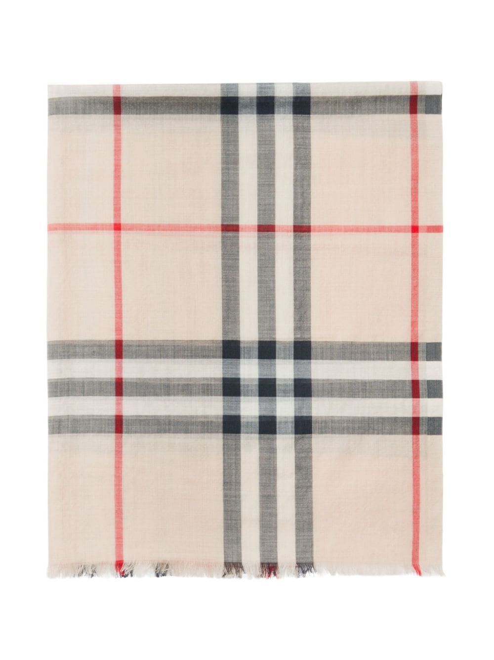 BURBERRY Chic Wool and Silk Scarf 220x70 cm