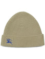 BURBERRY Luxurious Women's Cashmere Beanie in Taupe Shade for the SS24 Season