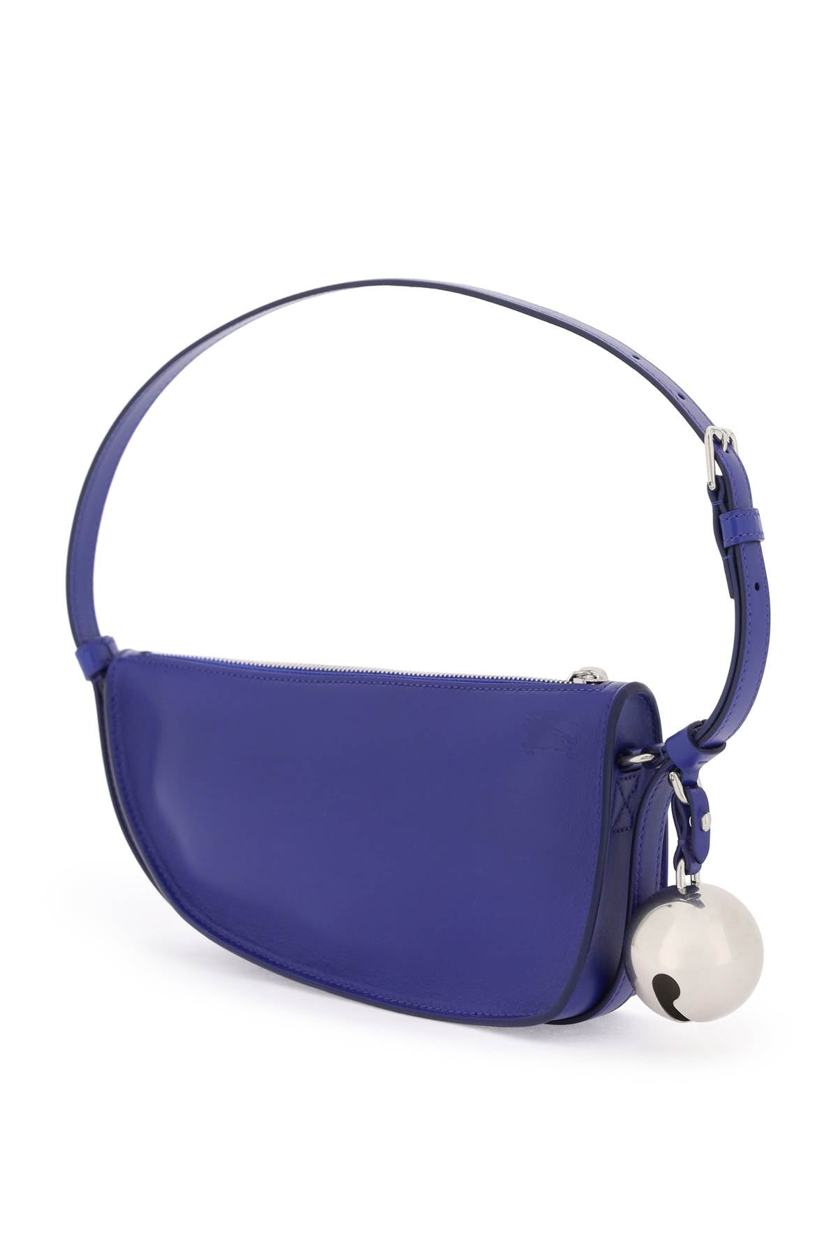 BURBERRY Royal Blue Lambskin Mini Shoulder Handbag