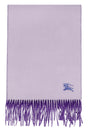 BURBERRY Luxurious Reversible Cashmere Scarf for Men in Lilac - FW23