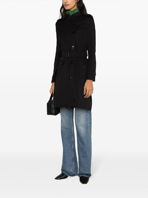 BURBERRY Black Women's Coats for 2024 Season