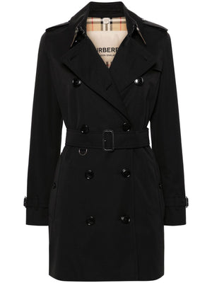 BURBERRY Stylish Black Trench Coat for Women - 24SS Collection