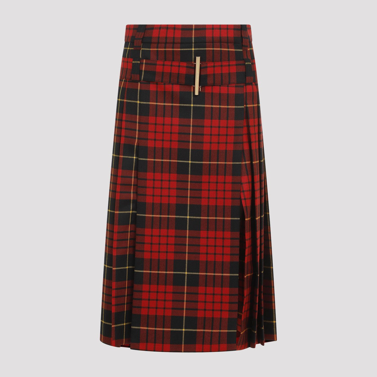 ALEXANDER MCQUEEN Tartan Wool Mini Skirt